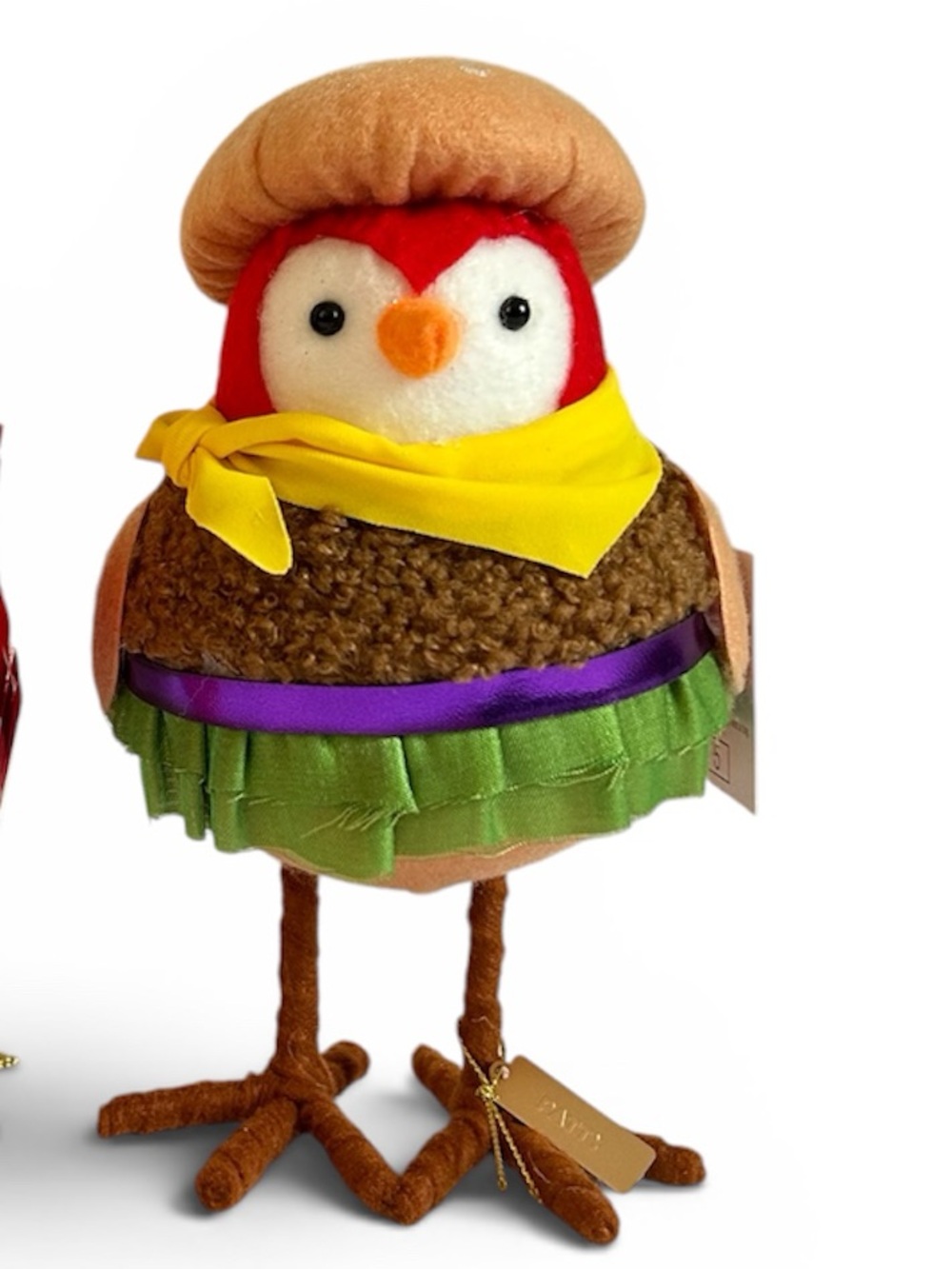 NWT Featherly Friends Bird of “Patty” Hamburger Figure 2026 Collection.